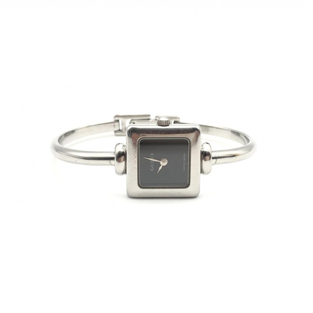 Gucci Silver and Black Women's Watch